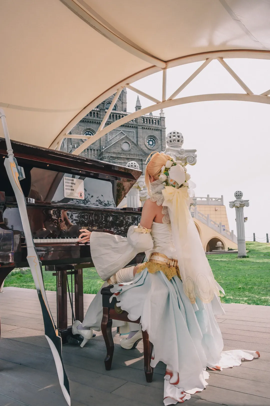 【尼禄花嫁cos】Fate/Grand Order 星辰驰骋的终幕蔷薇 - 第 7 张