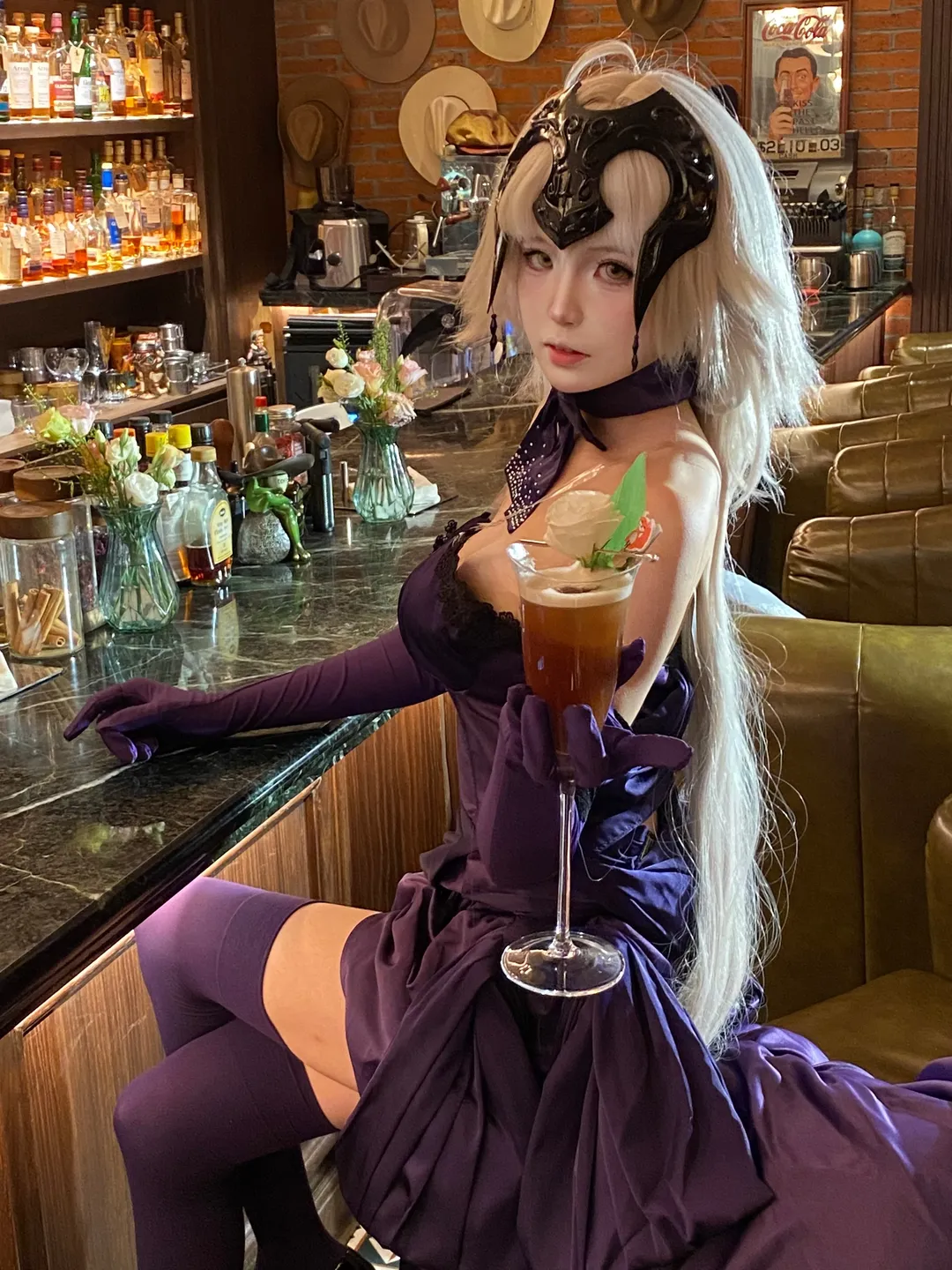 【黑贞德cos】FGO醉贞，酒吧里的微醺时刻