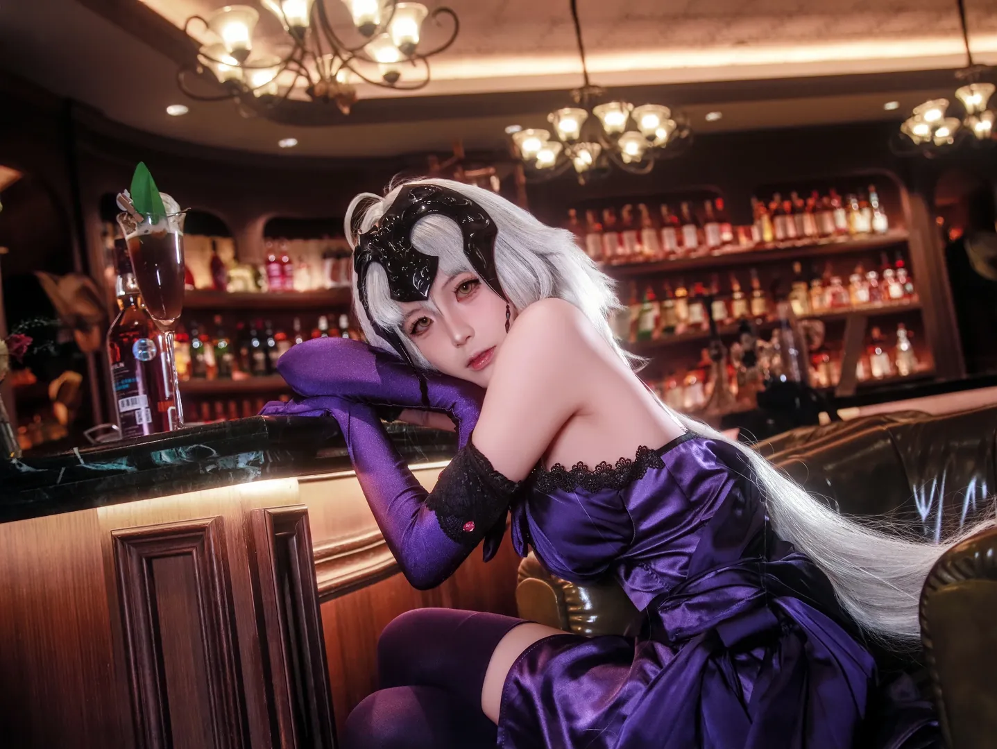 【醉贞cos】Fate/Grand Order 黑贞德的酒吧微醺瞬间