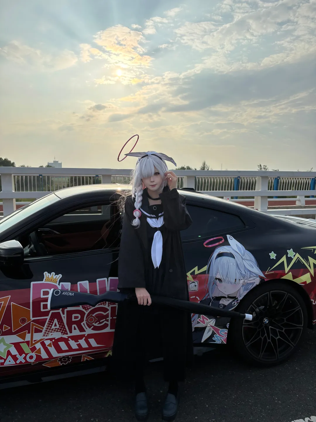 普拉娜cos委托记录 | 蔚蓝档案定制C服与道具实拍