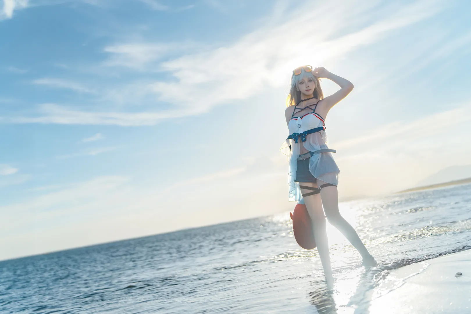 【斯卡蒂cos】驭浪而行，明日方舟的夏日侧影 - 第 2 张