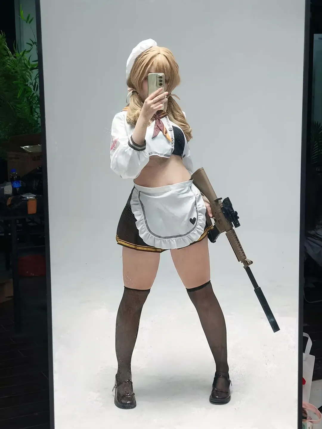 【布蕾德cos】Nikke里的战术女仆，还原这一身武装