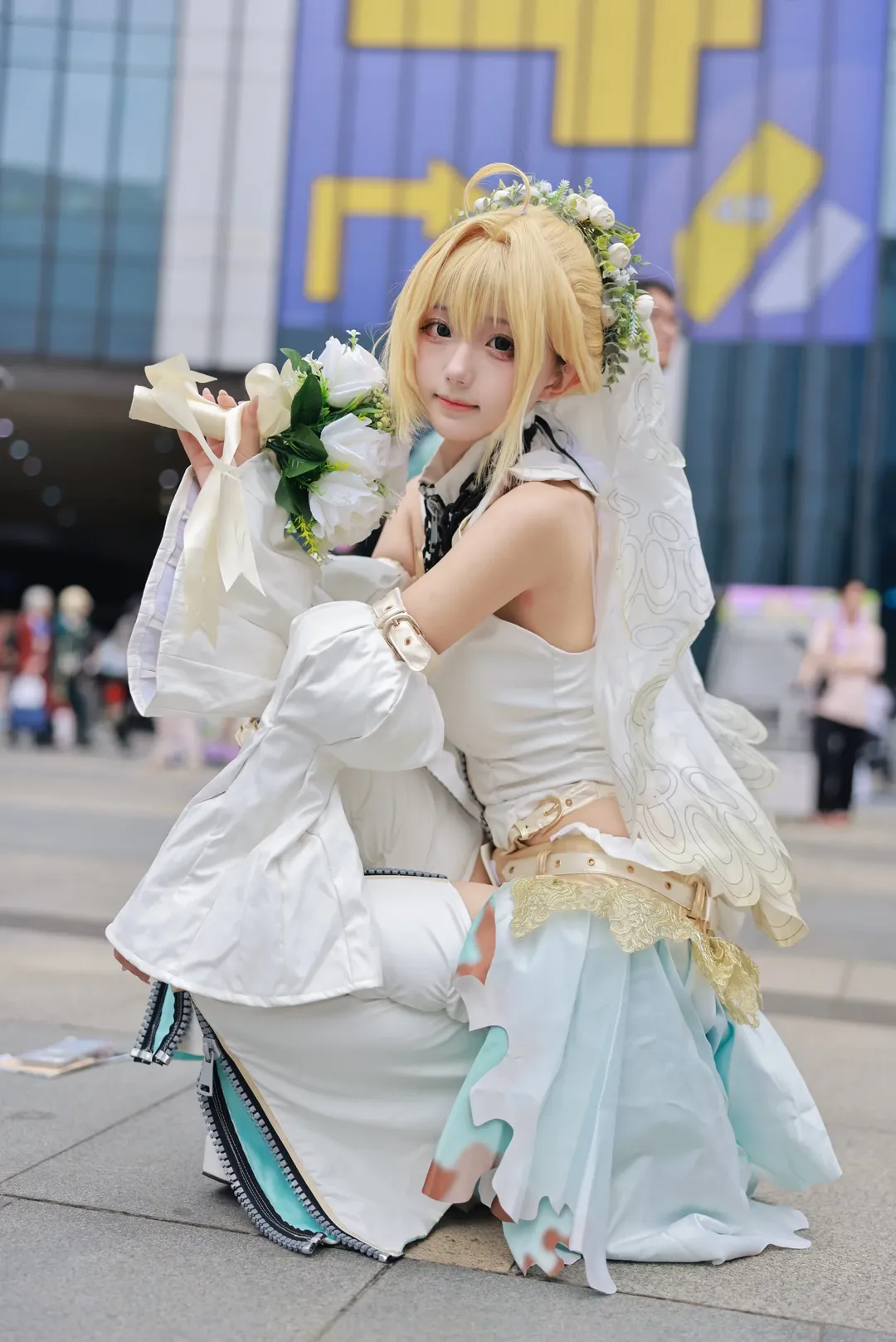 【尼禄cos】FGO花嫁造型漫展分享 - 第 4 张