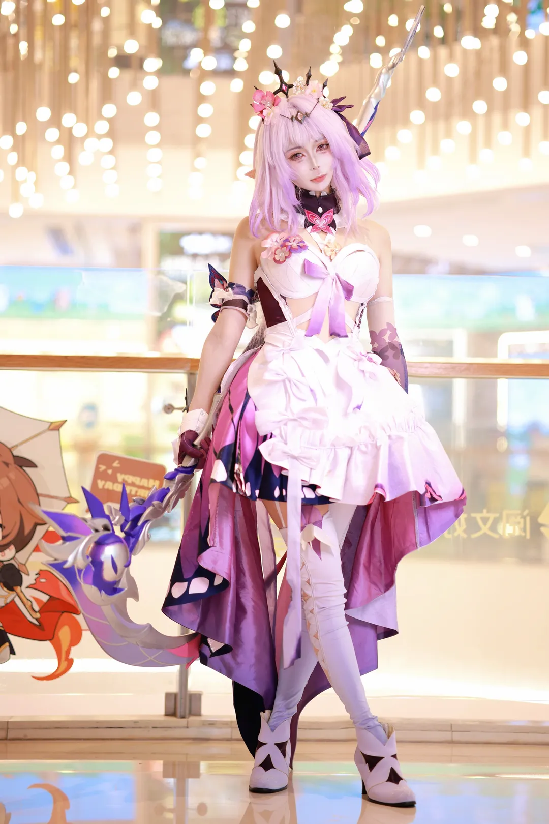 【キャストリス コスプレ】幻想的な蝶の羽のようなエルフ少女『崩壊：スターレイル』 - 5 枚目