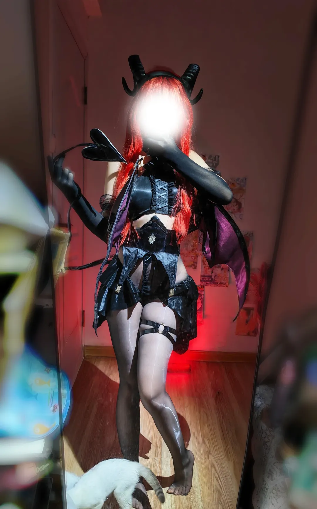 【希尔德加德·兴登堡cos】碧蓝航线魅魔造型深夜试衣 - 第 4 张