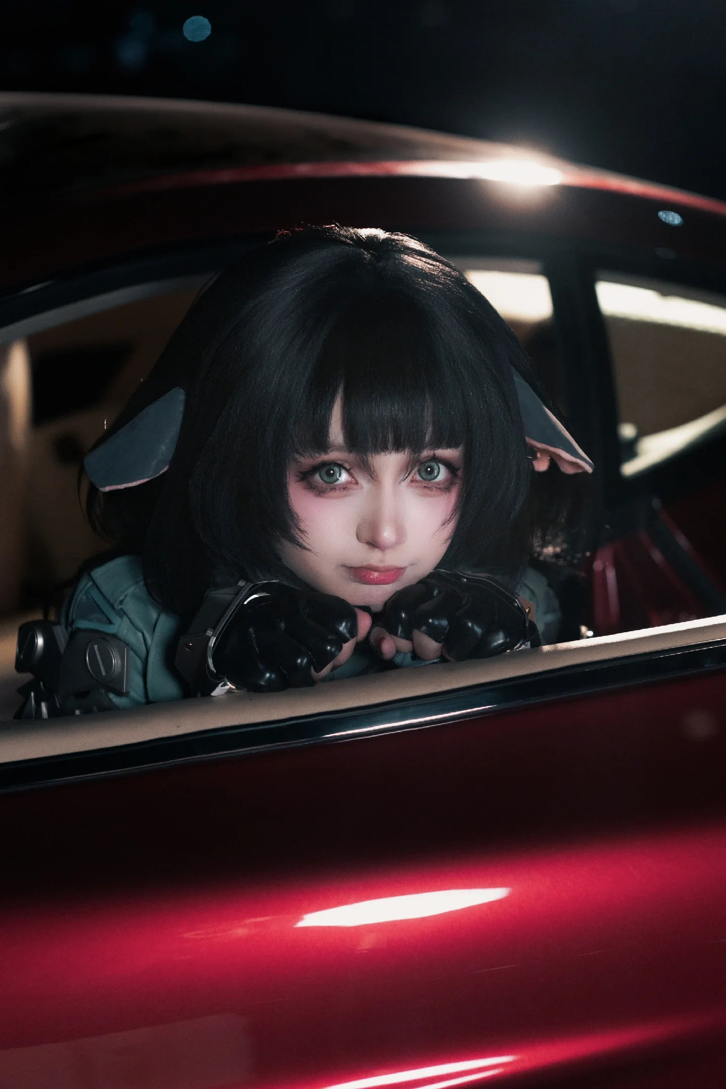 [簡杜cos] 夜色下的車窗外，夜拍氛圍感拉滿 - 第 1 張
