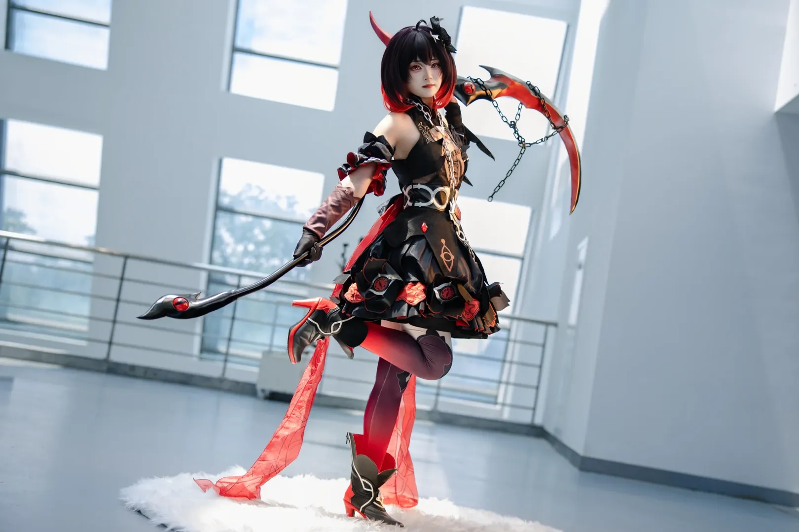 【希儿cos】崩坏三的静谧红月，记录28号的场照 - 第 1 张