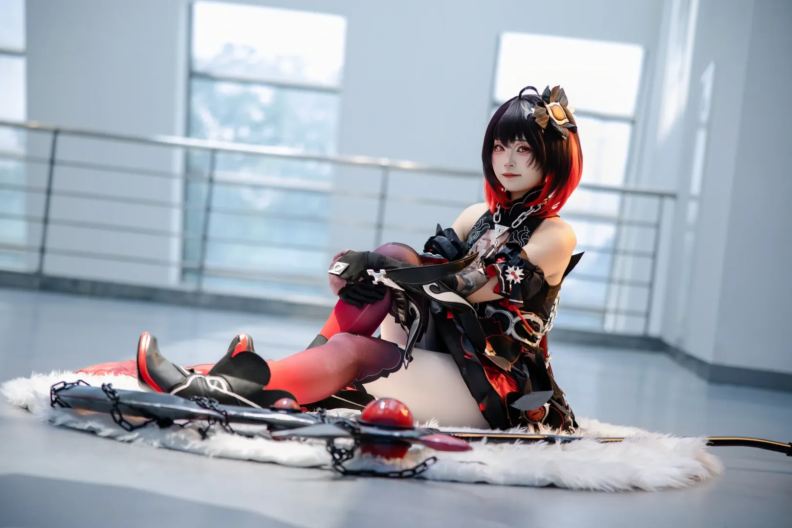 【希儿cos】崩坏三的静谧红月，记录28号的场照