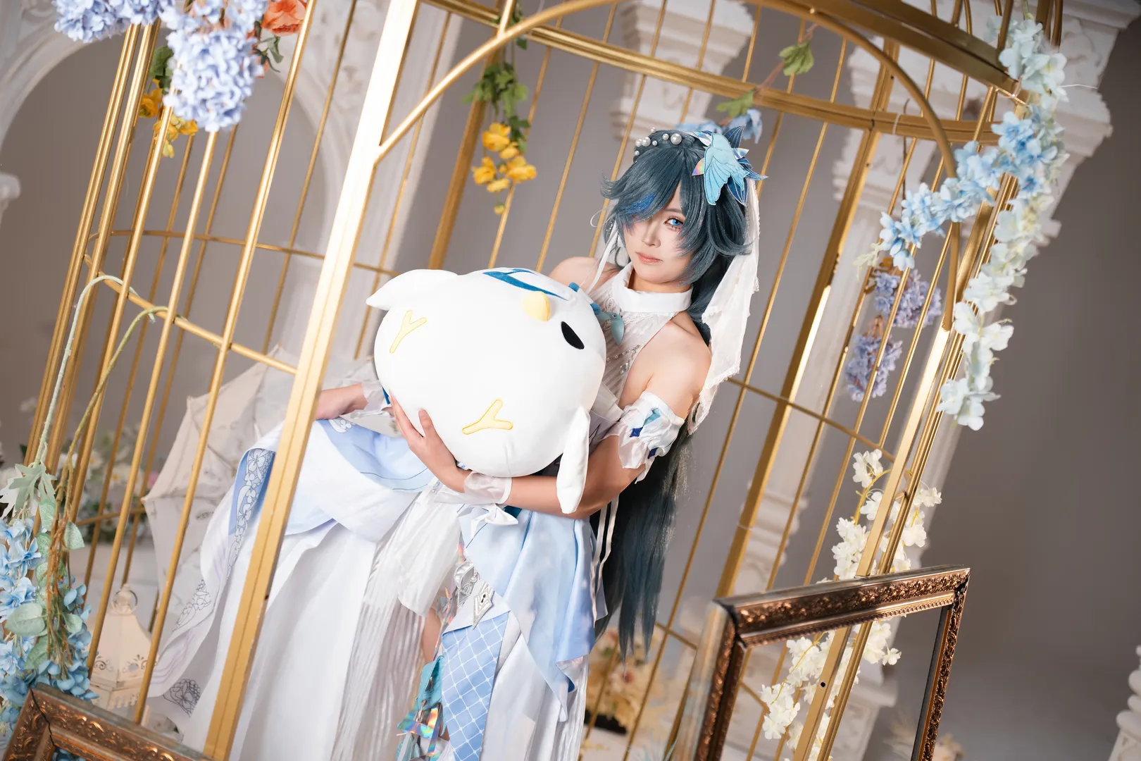 【符华cos】崩坏3 青鸟之庭花嫁与识律的互动瞬间 - 第 3 张