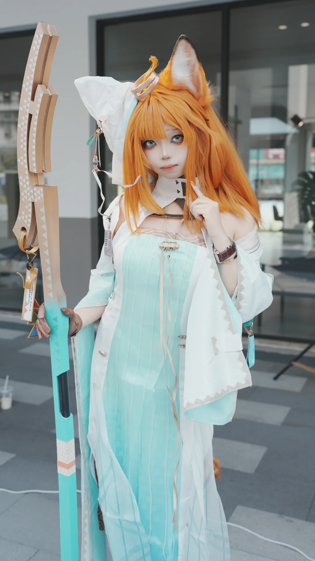 【莎草cos】明日方舟的夏日轻风，这身装扮真的太舒服了