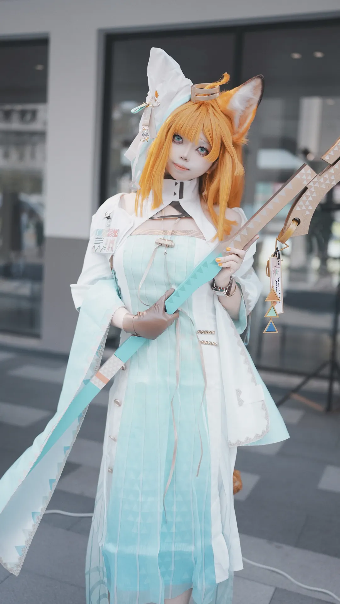【莎草cos】明日方舟的夏日轻风，这身装扮真的太舒服了 - 第 2 张