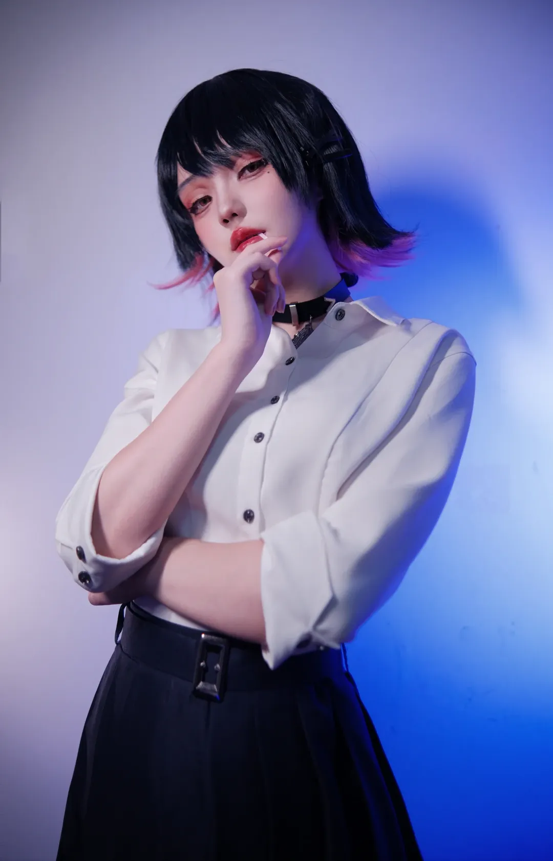 【艾莲乔cos】绝区零鲨鱼妹试妆过程中的冷酷与随性