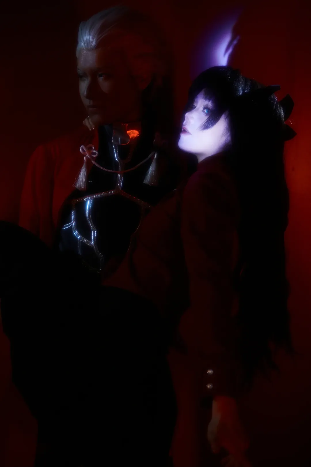 【远坂凛cos】fate世界的红与黑，弓凛场照分享 - 第 6 张