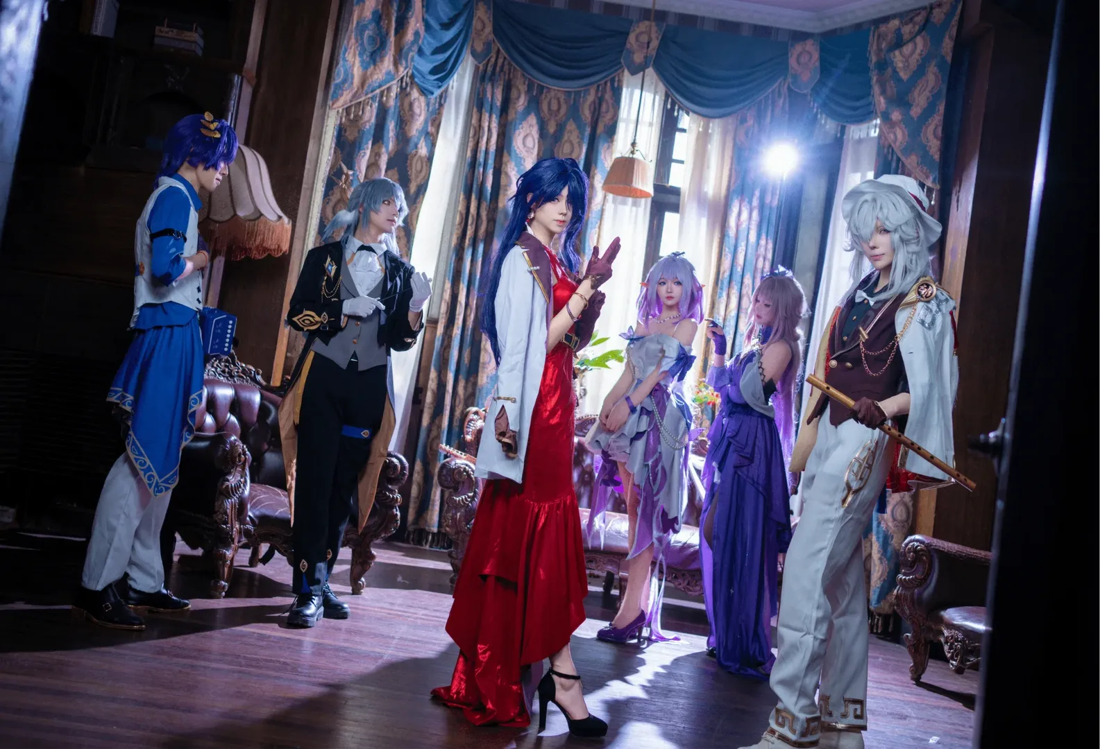 [Herta cosplay] Honkai: Star Rail: Orchestra Conductor Shoot in a Vintage Manor - Image 3