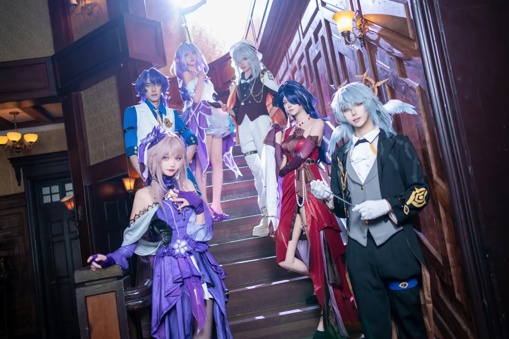 [Herta cosplay] Honkai: Star Rail: Orchestra Conductor Shoot in a Vintage Manor - Image 7