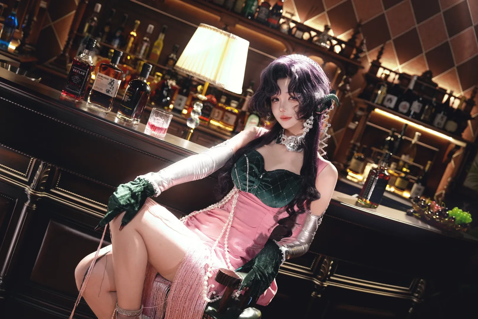 【天使娜娜cos】重返未来1999慵懒危险的蛇尾造型 - 第 4 张