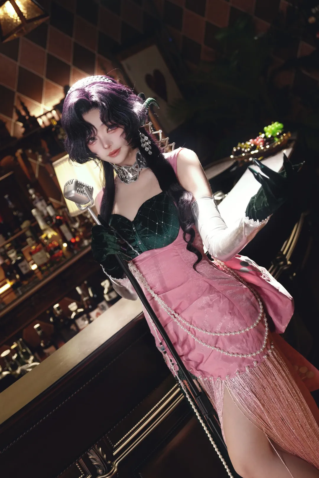【天使娜娜cos】重返未来1999慵懒危险的蛇尾造型 - 第 6 张