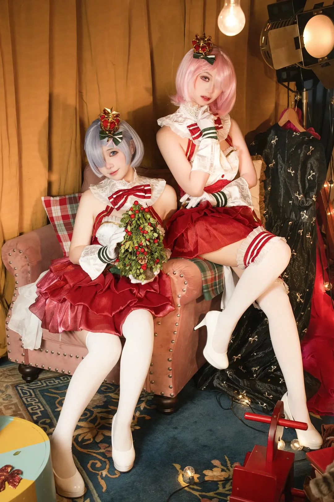 【蕾姆cos】從零開始的異世界生活 聖誕主題雙人寫真