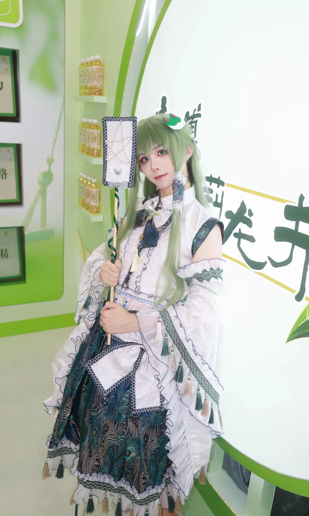 【东风谷早苗cos】分享全屏图的拍摄心得 - 第 1 张