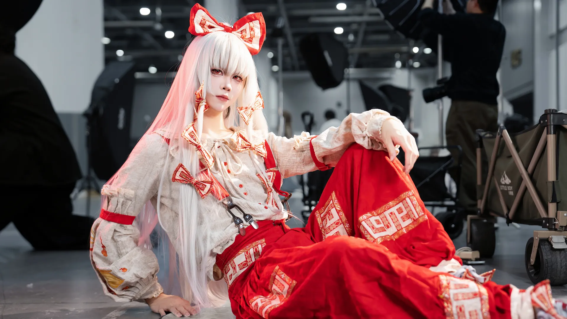 【藤原妹红cos】东方project红白配色质感记录