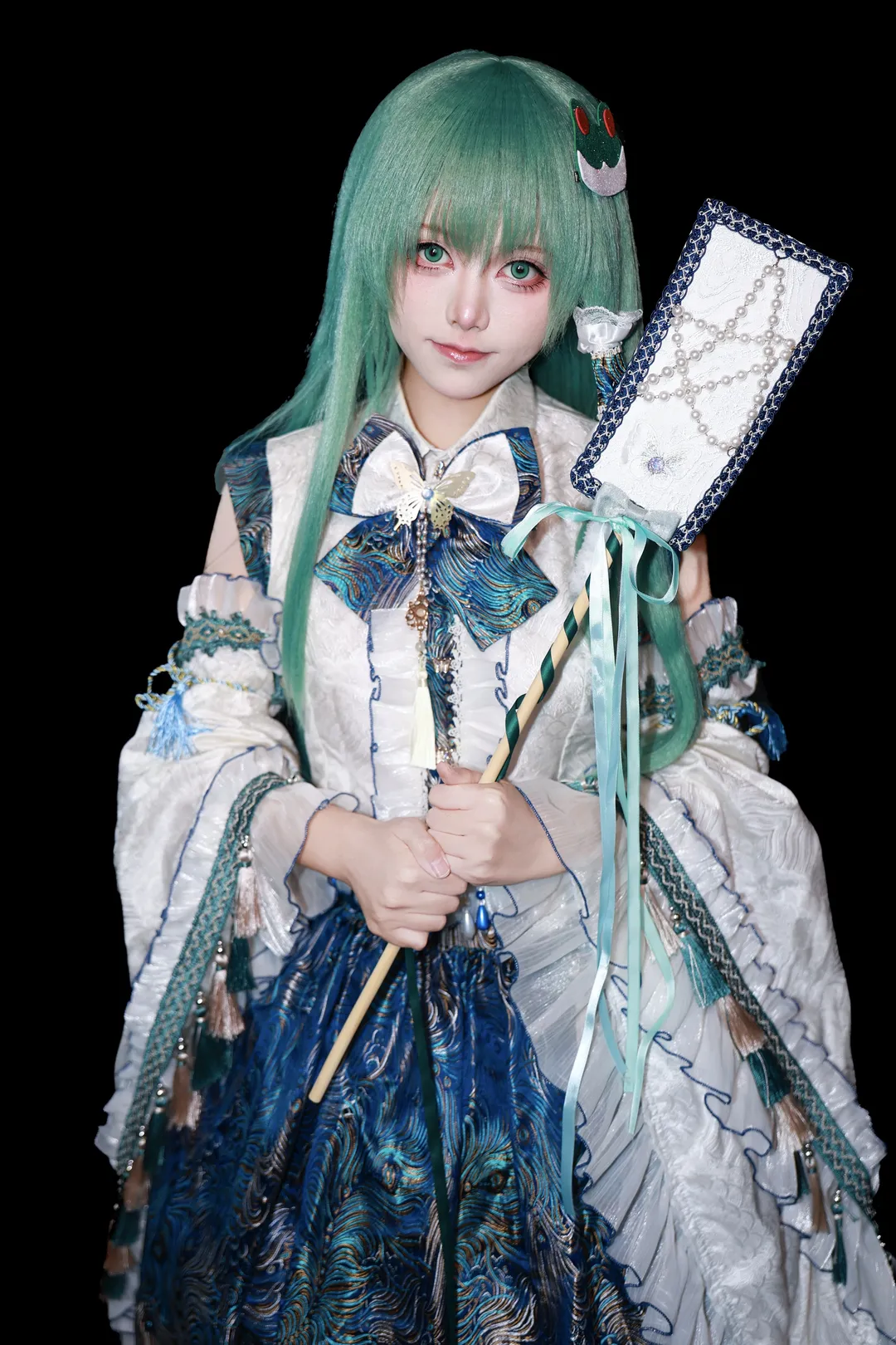 【东风谷早苗cos】东方Project现人神，泡面设定的华丽出片