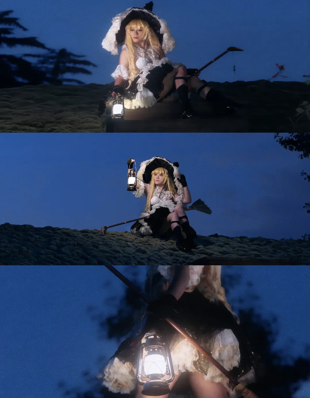 【雾雨魔理沙cos】东方project里的魔法夜行物语