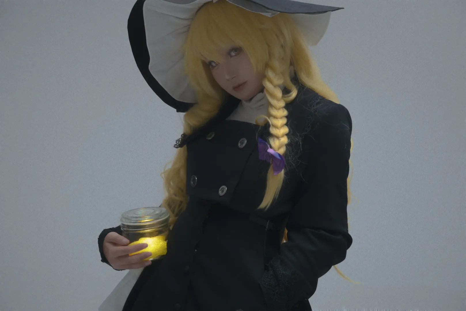 【雾雨魔理沙cos】幻想乡最帅之人的风格化白棚摄影 - 第 3 张
