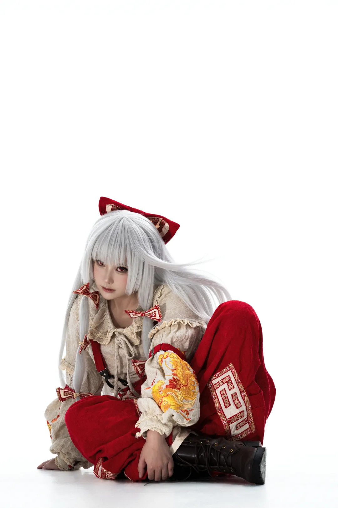 【藤原妹红cos】不灭之恨，不死不休的红白之影 - 第 1 张