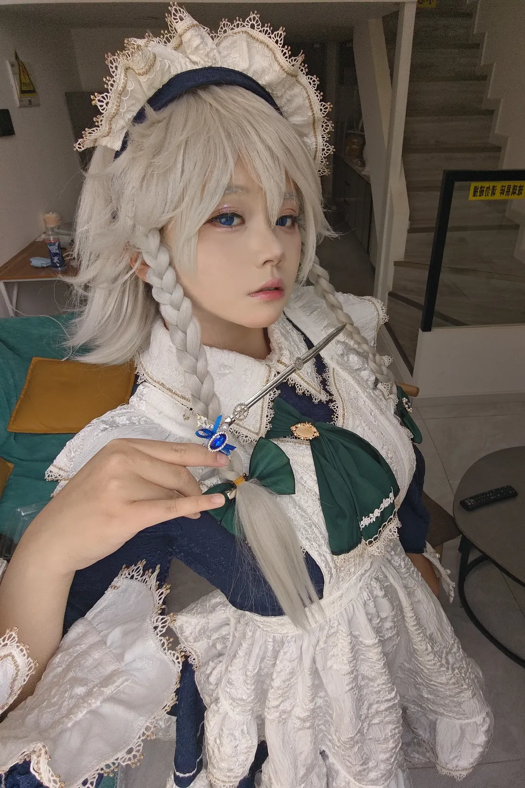 【十六夜咲夜cos】东方project中的完美潇洒女仆长 - 第 3 张