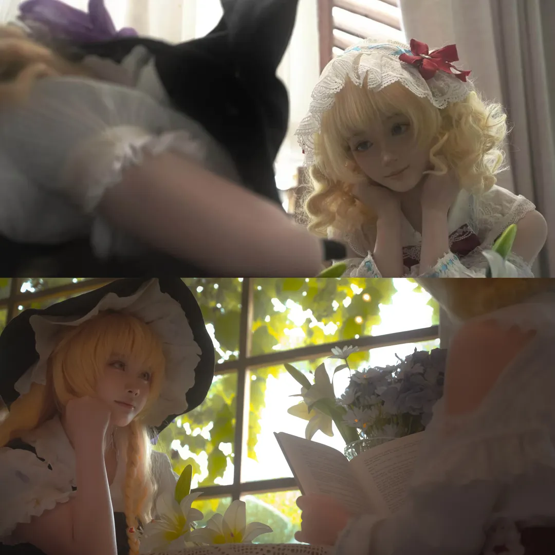 【魔理沙cos】东方project，咏唱组魔爱99的温柔午后 - 第 1 张