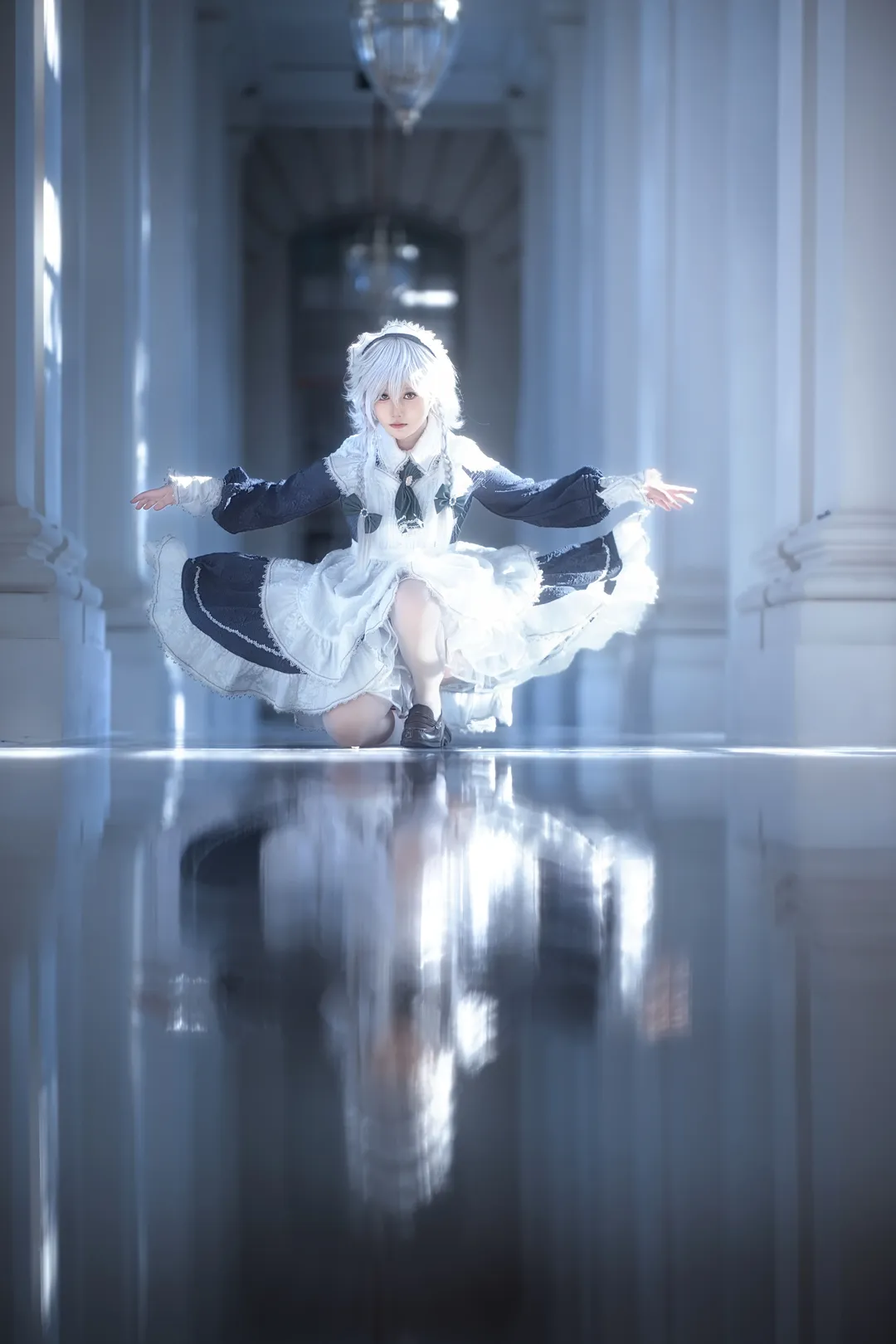 【十六夜咲夜cos】东方Project女仆长的优雅与锋利 - 第 5 张