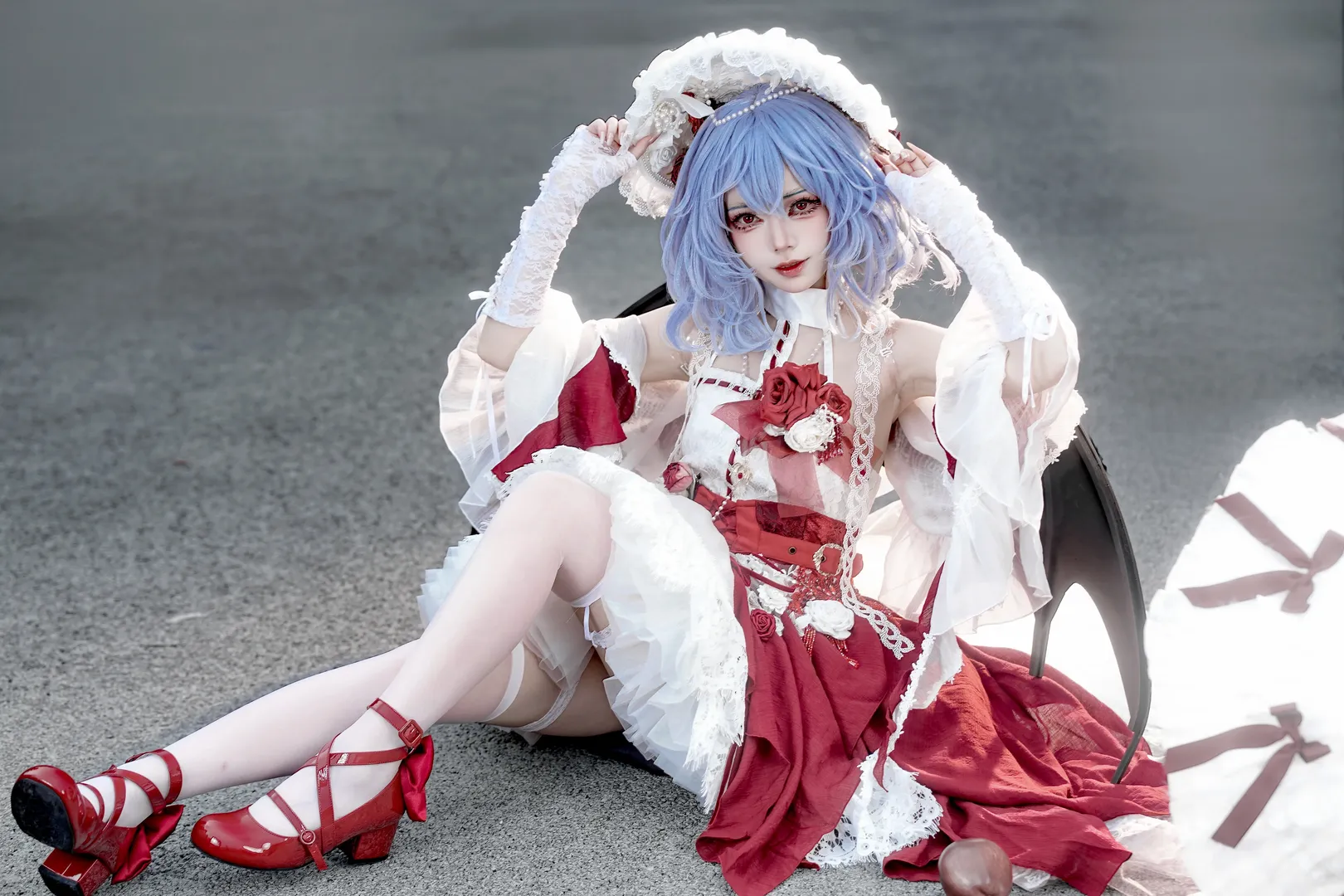【蕾米莉亚斯卡雷特cos】东方红魔乡的大小姐，克服阳光的场照记录