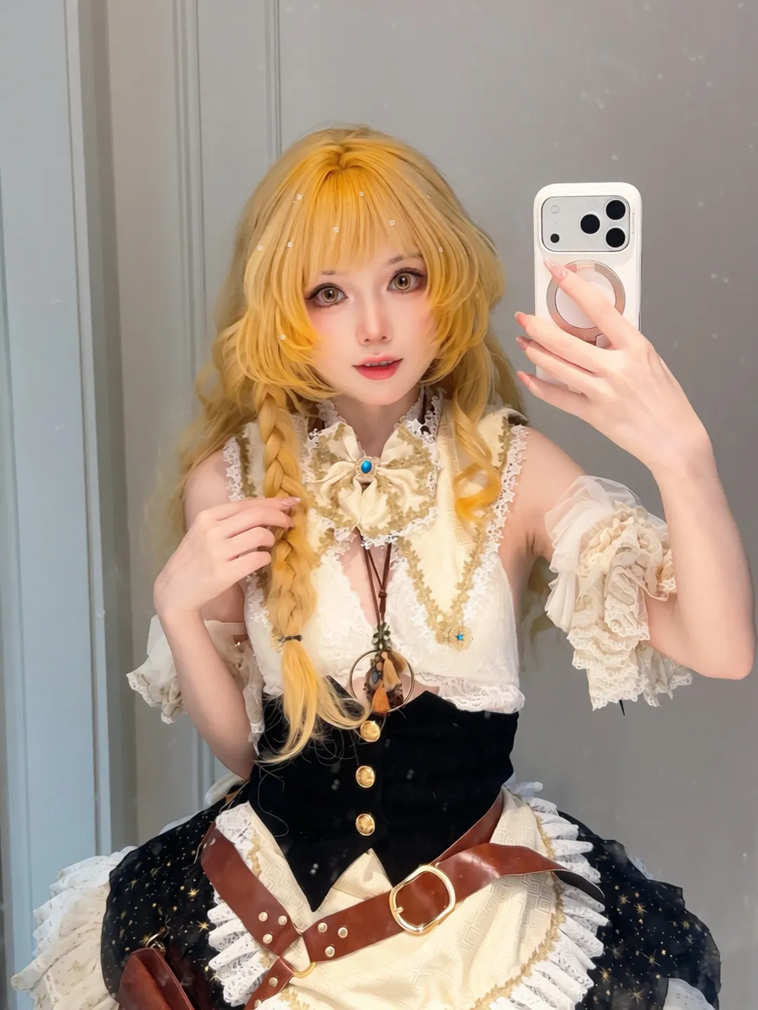【雾雨魔理沙cos】东方project的魔法使，今日份星尘自拍