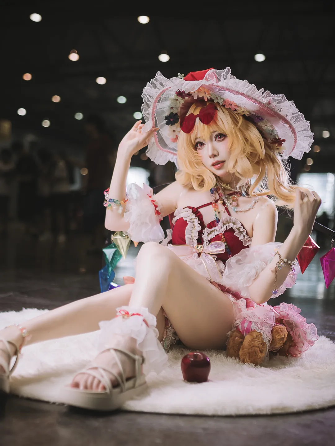 【芙兰朵露cos】东方project红雾异变中的红苹果少女 - 第 2 张