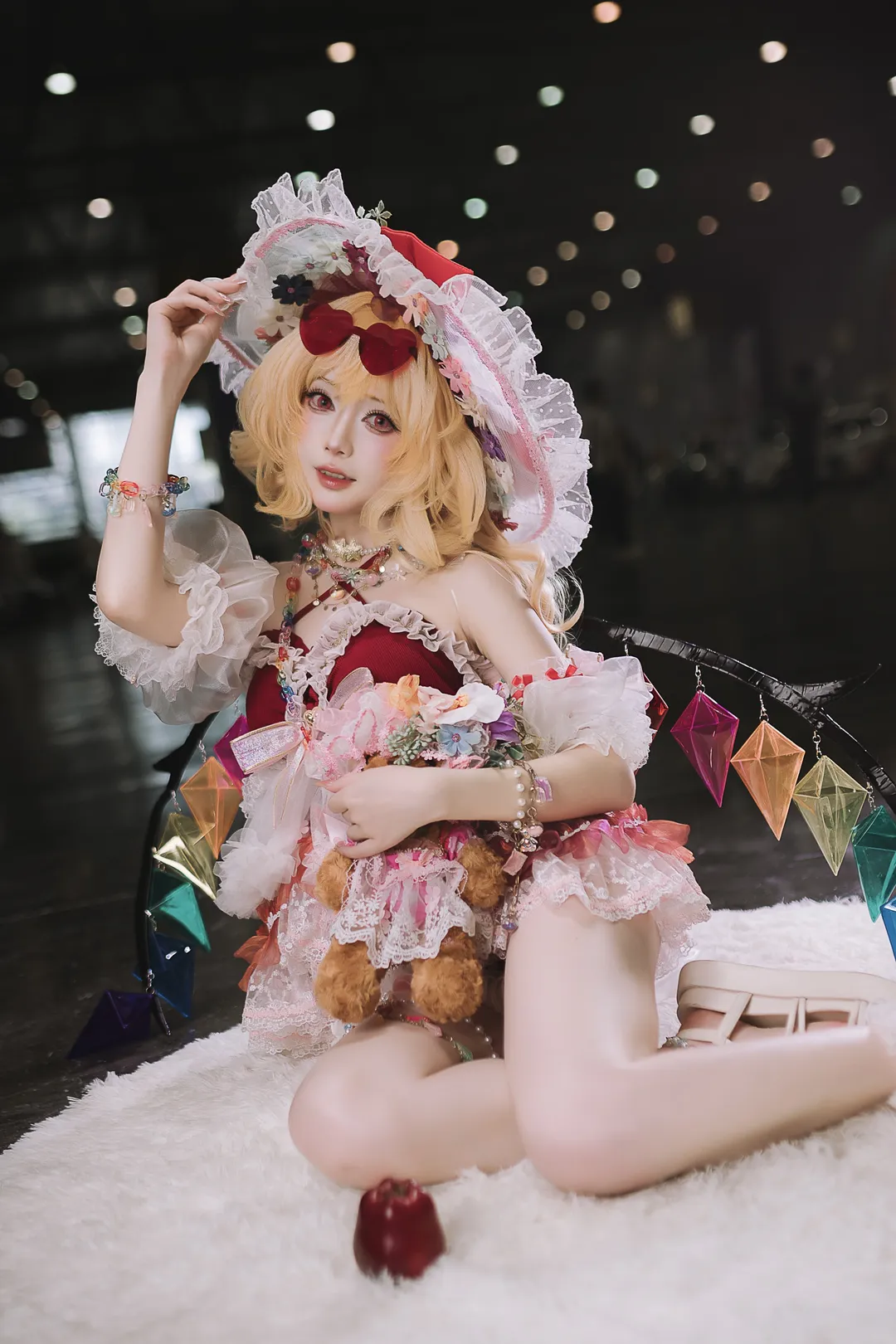 【芙兰朵露cos】东方project红雾异变中的红苹果少女 - 第 6 张