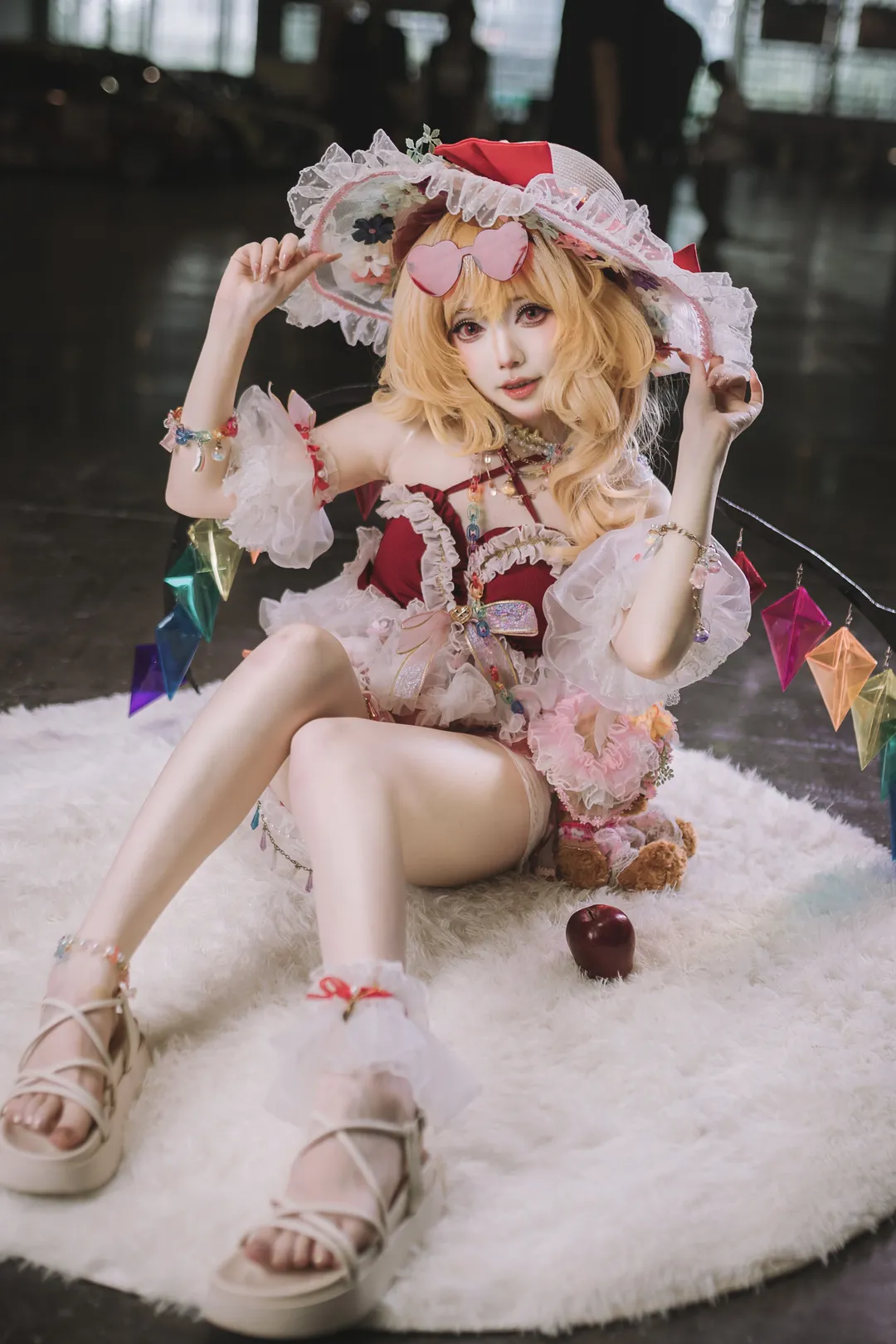 【芙兰朵露cos】东方project红雾异变中的红苹果少女 - 第 7 张
