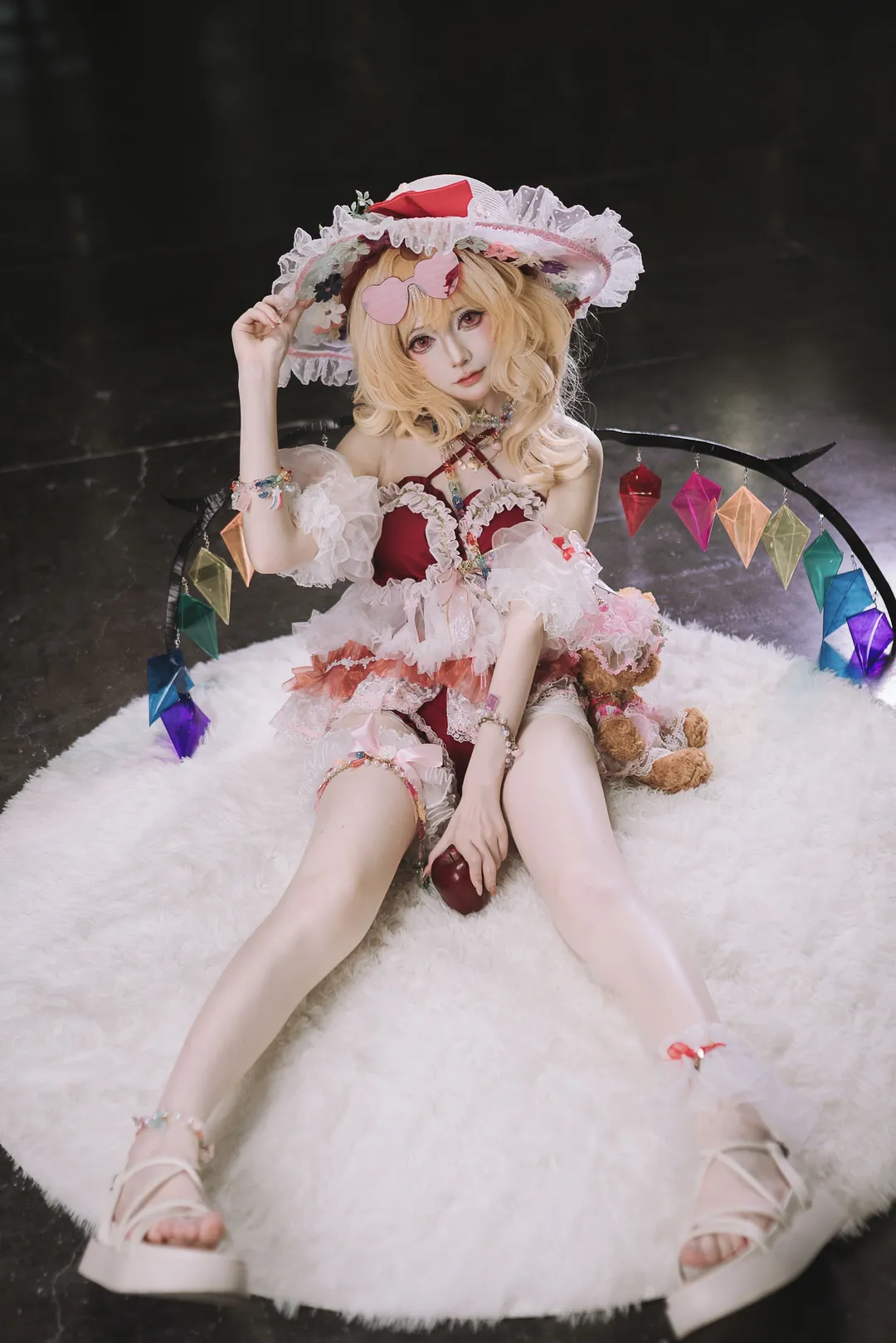 【芙兰朵露cos】东方project红雾异变中的红苹果少女 - 第 8 张