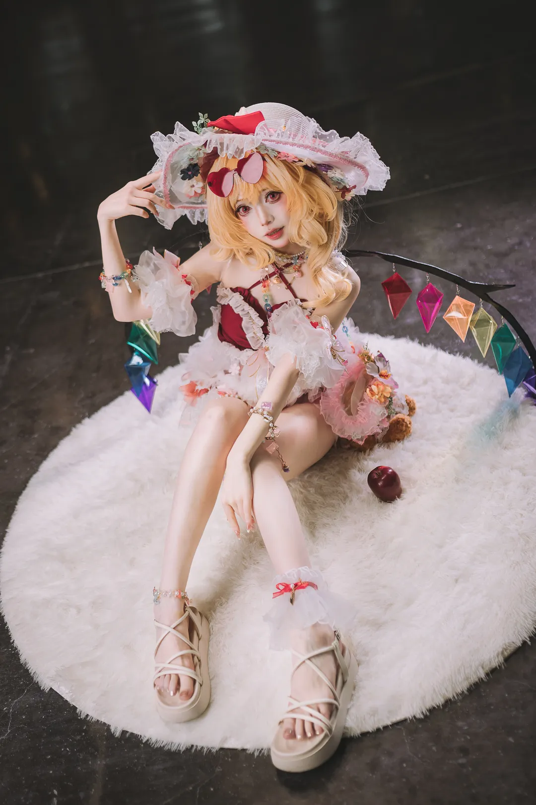 【芙兰朵露cos】东方project红雾异变中的红苹果少女 - 第 9 张