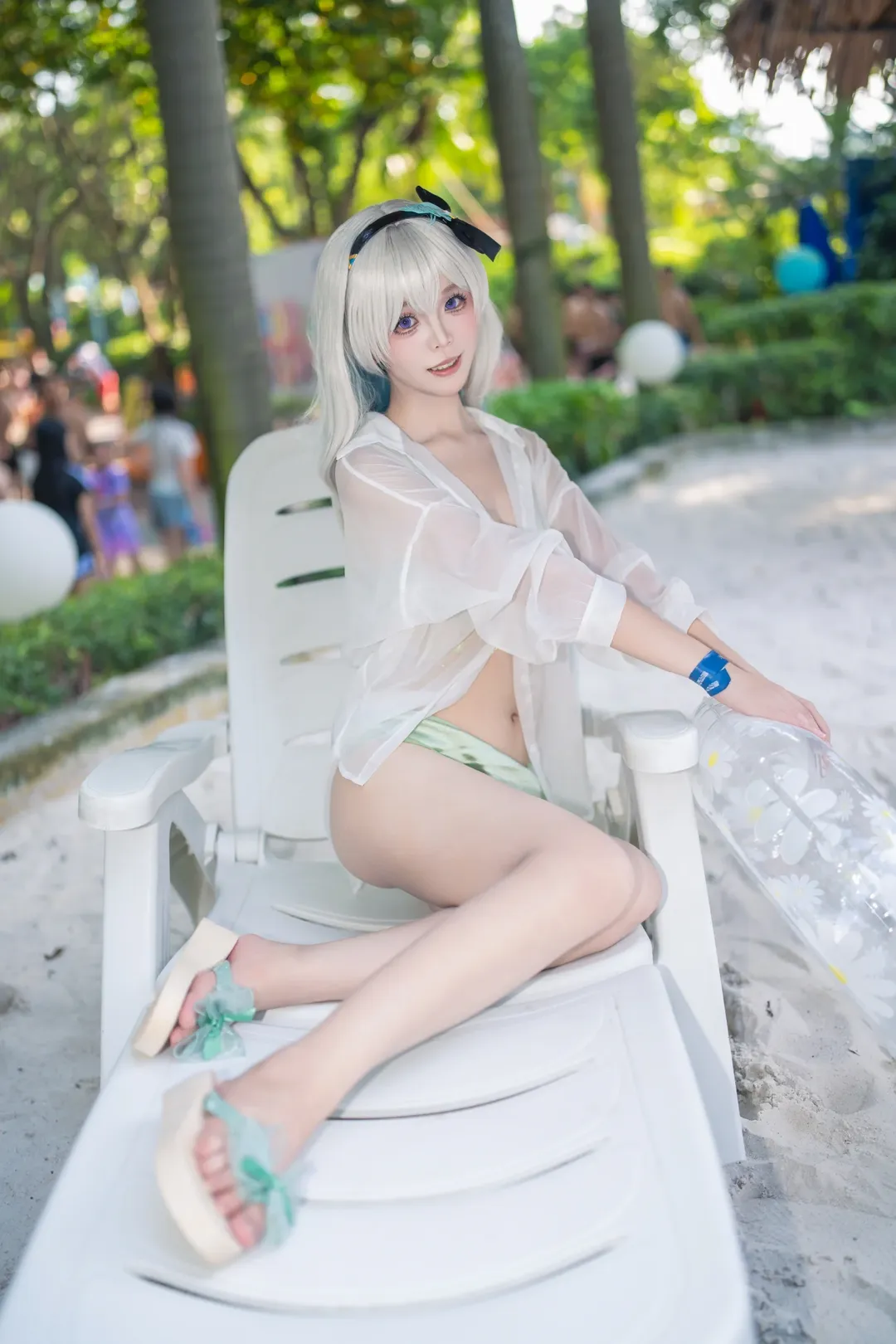 【流萤cos】长隆水上乐园里的崩坏星穹铁道夏日场照