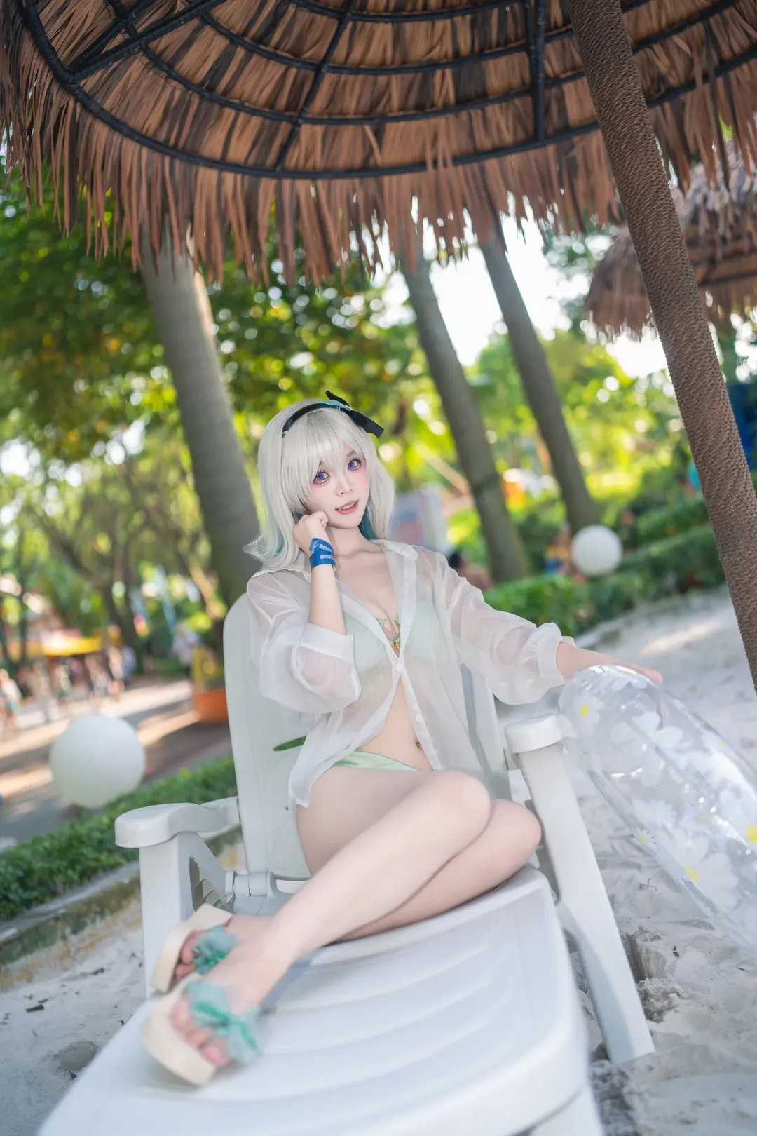 【流萤cos】长隆水上乐园里的崩坏星穹铁道夏日场照 - 第 2 张
