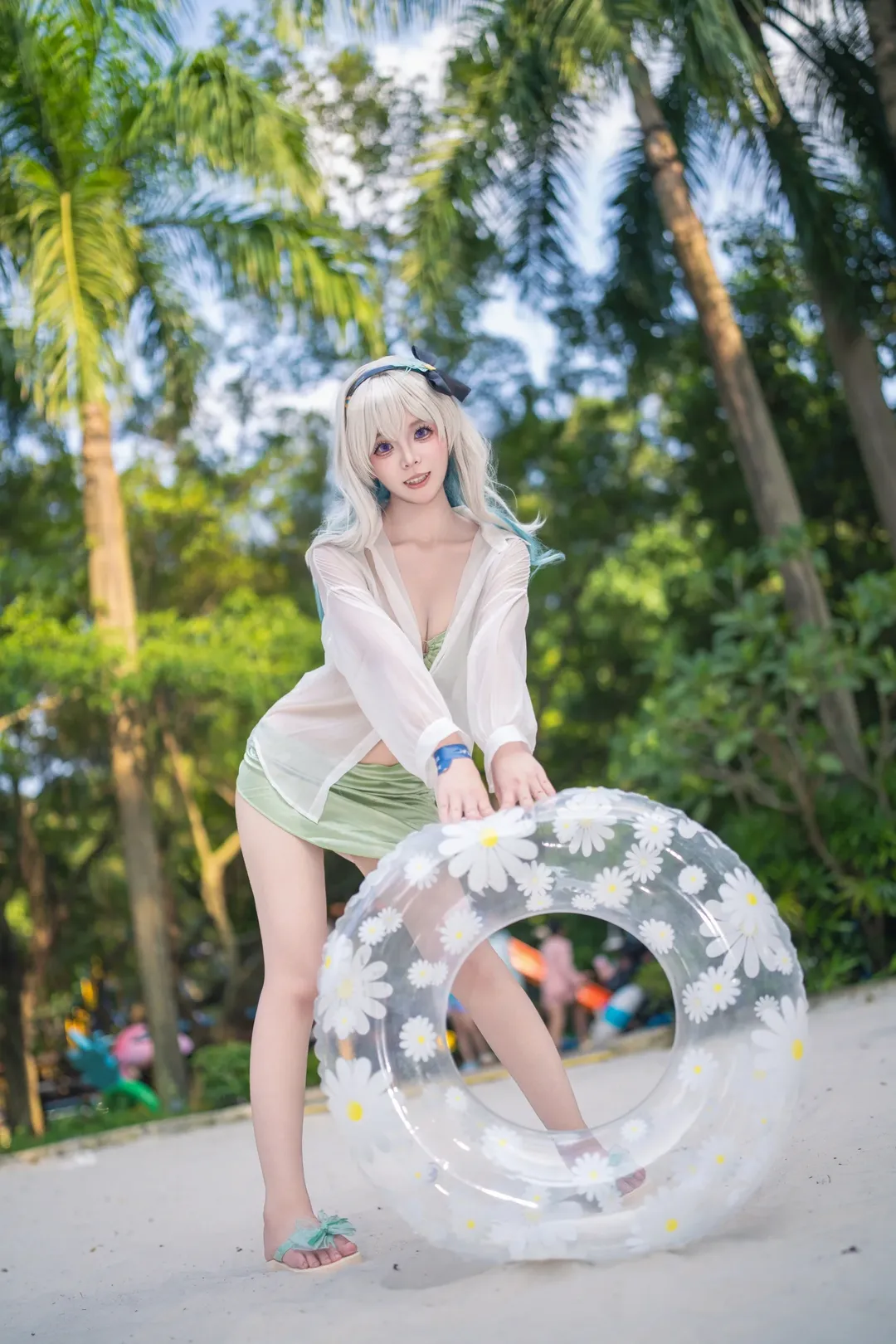 【流萤cos】长隆水上乐园里的崩坏星穹铁道夏日场照 - 第 3 张