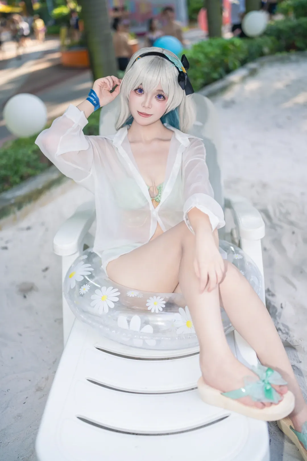 【流萤cos】长隆水上乐园里的崩坏星穹铁道夏日场照 - 第 4 张