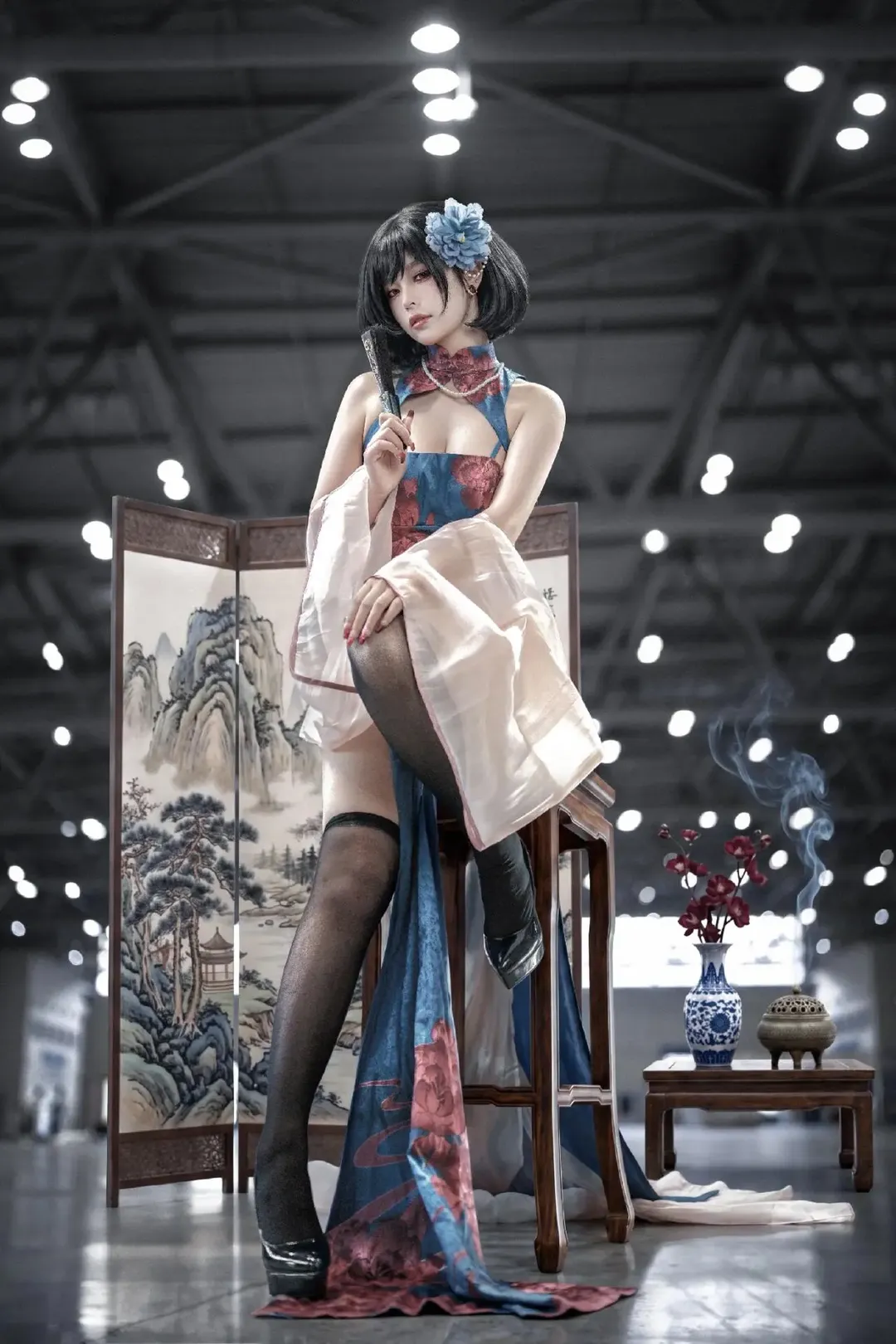 【建武cos】碧蓝航线的改良旗袍，把东方韵味穿在身上 - 第 1 张