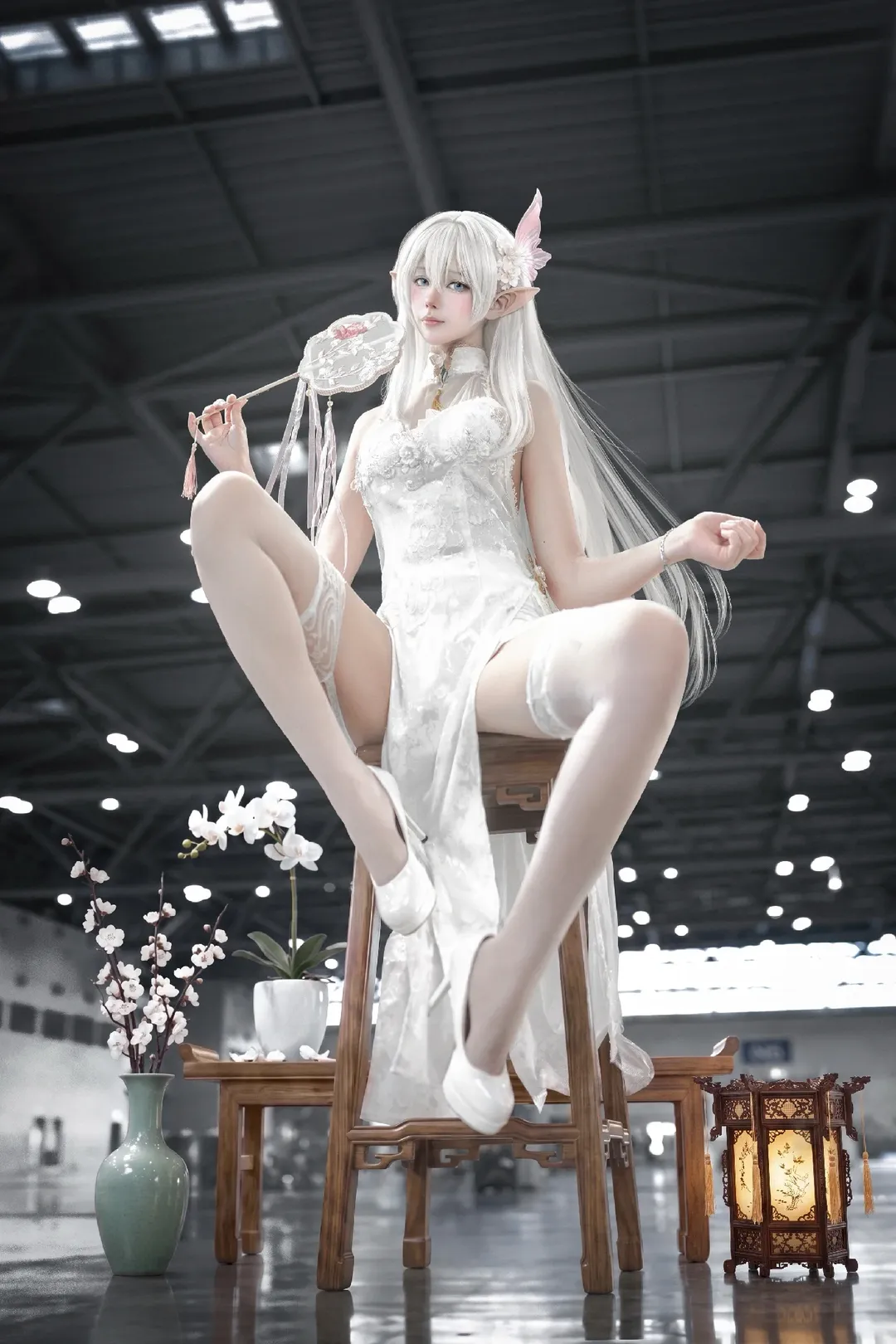 【阿尔比恩cos】碧蓝航线，纯白精灵的优雅光景