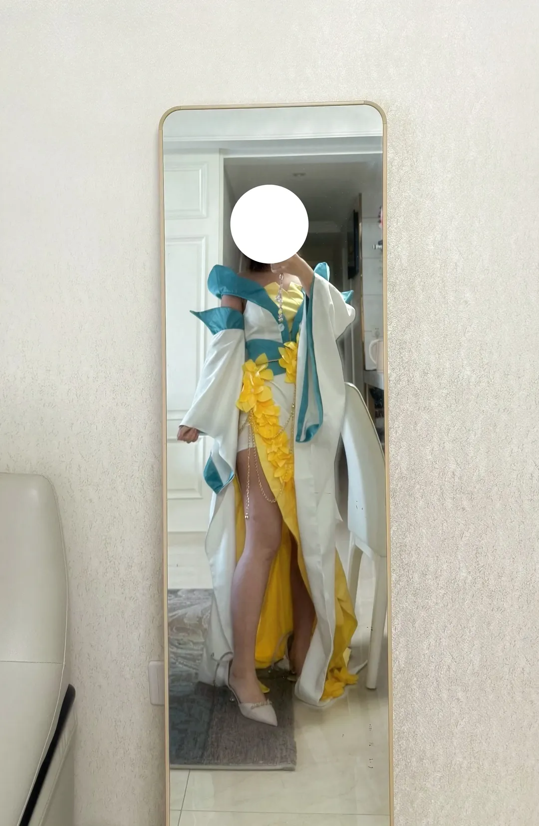 這身黃白青綠配色的cos服版型絕了 - 第 3 張