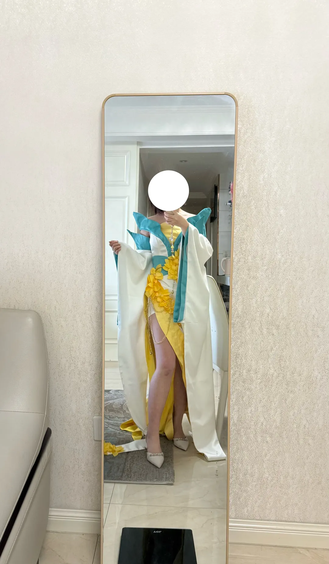 這身黃白青綠配色的cos服版型絕了 - 第 4 張