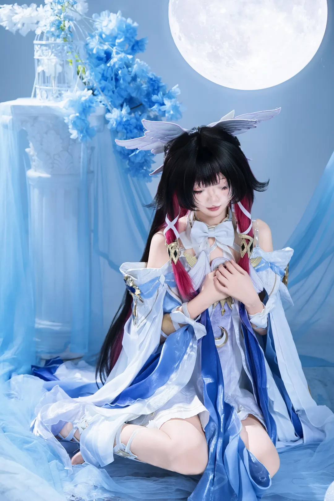 【コロンビーナ コスプレ】『原神』ファデュイ ファトゥスの月下の静謐なひととき - 2 枚目