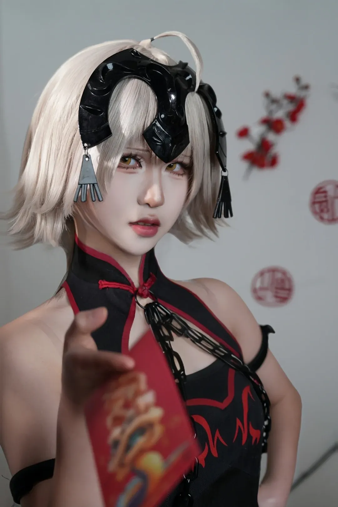 【黑貞cos】fgo的新春拜年，改良旗袍與紅包更搭 - 第 1 張