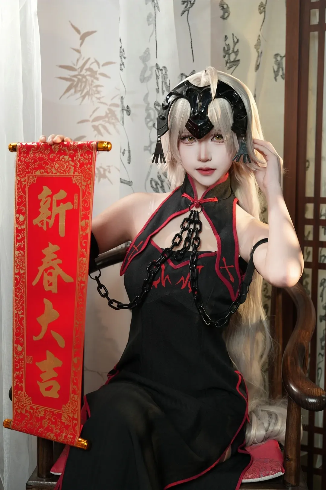 【黑貞cos】fgo的新春拜年，改良旗袍與紅包更搭 - 第 4 張