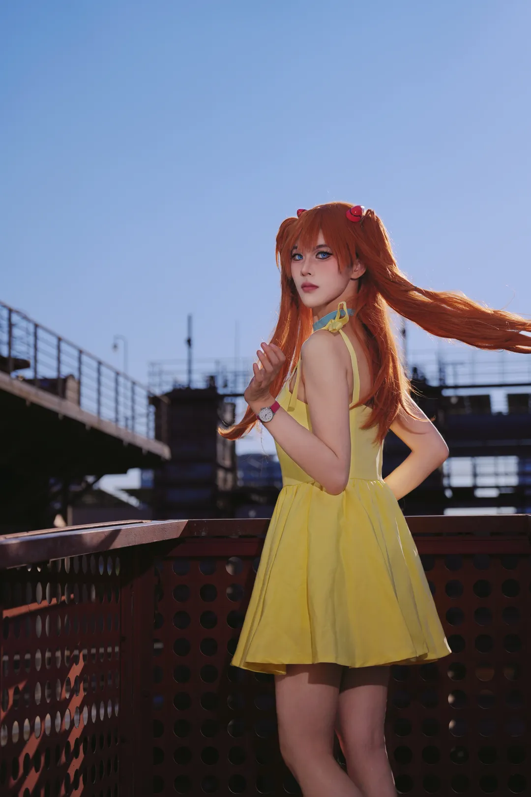 【明日香cos】穿越到铁轨与工业废土的新世纪福音战士少女 - 第 6 张